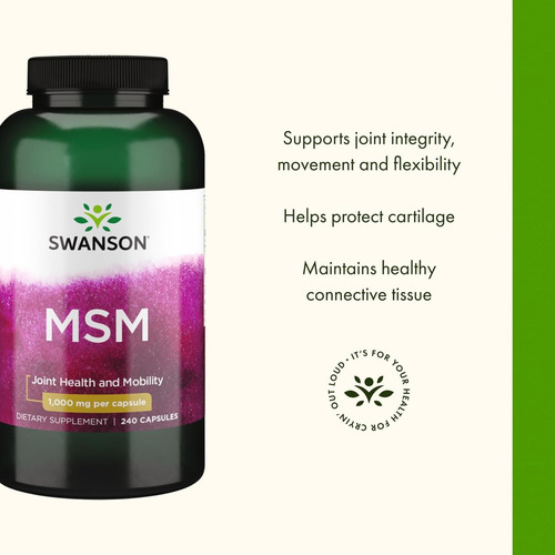 Swanson Msm - Minerais Essenciais Para Mobilidade - Imagem 2