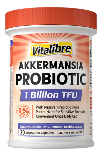 Suplemento Probiótico Vitalibre Akkermansia Muciniphila 30 C