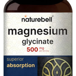Suplemento Naturebell Glicinato De Magnésio 500 Mg 240 Cápsu