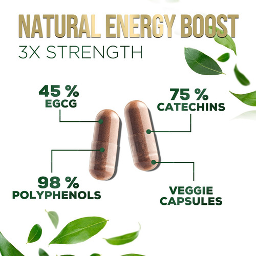 Suplemento Nature"s Nutrition Extrato De Chá Verde 1000mg - Imagem 3