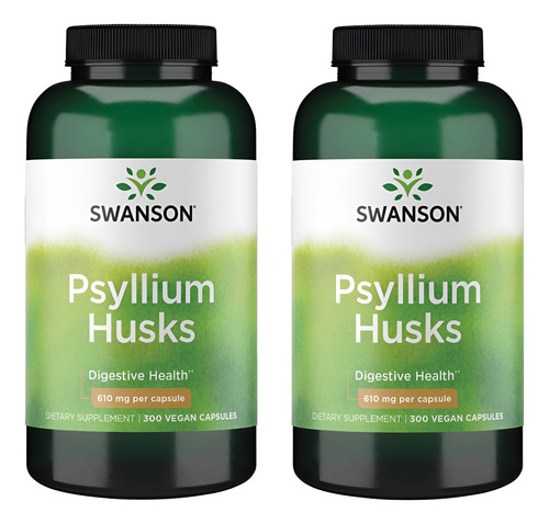 Suplemento De Fibra De Psílio Swanson 610 Mg - 2 Sachês