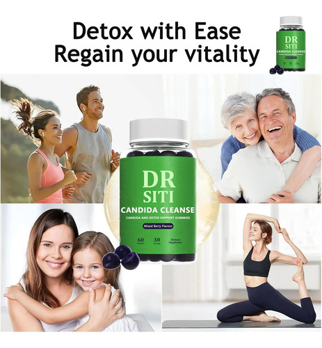 Dr. Siti Candida Cleanse, Candida E Detox Support Gummies, F - Imagem 6
