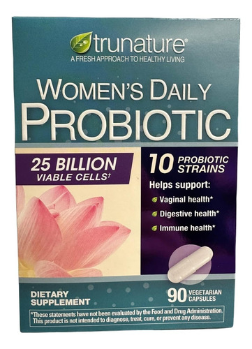 Probiótico Diário Feminino Genérico Tru Nature, 25 Bilhões D