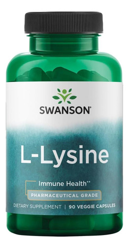 Swanson Aminoácido Ajipure L-lisina Farmacêutica Grau 500 Mi