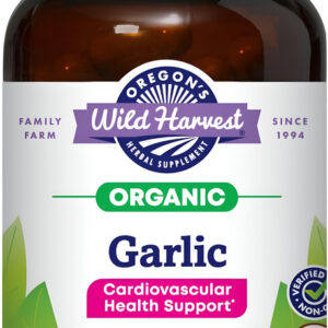 Cápsulas De Alho Orgânico Oregon&quots Wild Harvest 1575 Mg, 90