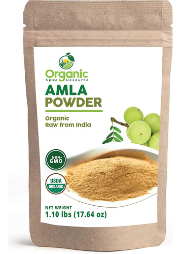 Pó Orgânico Zing Amla - Groselha Indiana Para Beber E Comer