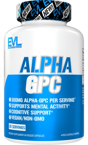 Suplemento Evolution Alpha Gpc Choline 600mg Para Memória - Imagem 5