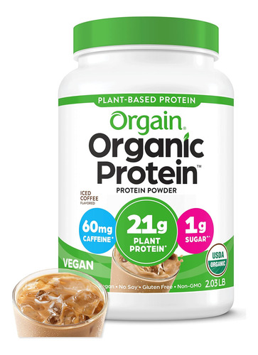 Proteína En Polvo Orgain Café Helado 2 Lb - Imagem 10