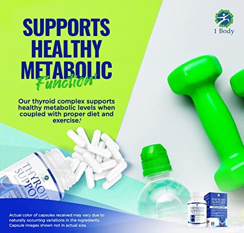 Suplemento De Suporte Corporal Para Tireoide 1 Para Mulheres - Imagem 4