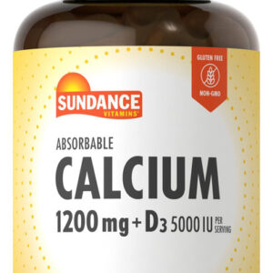Sundance Cálcio 1200 Mg Com Vitamina D3 5000 Ui