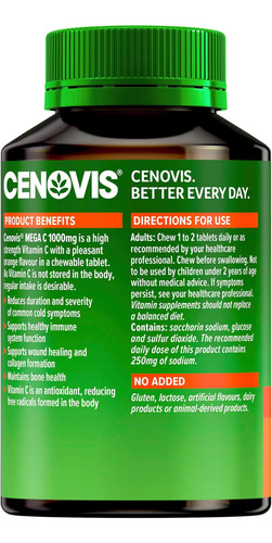 Comprimidos Cenovis 1000mg Sabor Laranja - Imagem 12