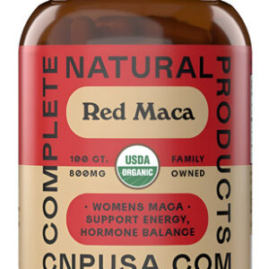 Cápsulas De Maca Vermelha Orgânica Da Complete Natural Produ