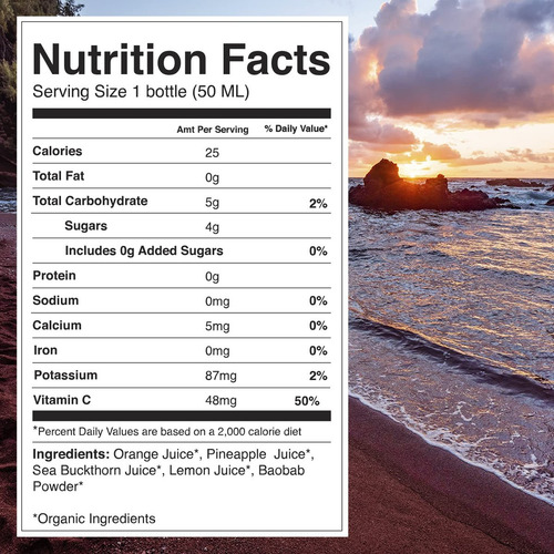 Kor Shot S Espinheiro Marítimo E Baobá - Vitamina C Orgânica - Imagem 4