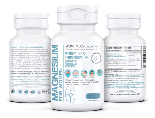 As Mulheres Adoram Nutrição, Magnésio Para Mulheres, Menopau - Imagem 8