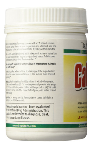 Suplemento Dr. Newton"s Naturals Calmax Calcium Magnesium Vi - Imagem 4