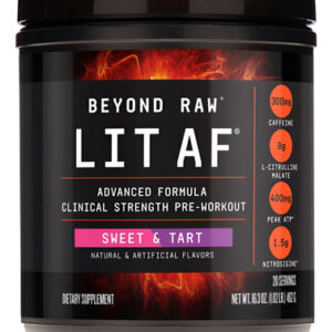 Pre Workout Beyond Raw Lit Advanced Sweet Tart 20 Porções