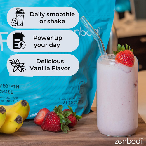 Proteína De Combustível Zenbodi Em Pó - 15 Pacotes Por Bolsa - Imagem 10