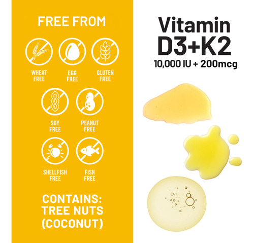 Suplemento Naturewise Vitamina D3 10.000 Ui + K2 200mcg 30 - Imagem 5