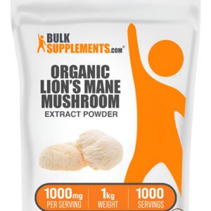 Suplemento Bulksupplements.com Organic Lion&quots Mane 1 Kg