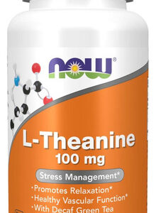 Agora, Suplementos De Alimentos, L-teanina 100 Mg Com Chá Ve