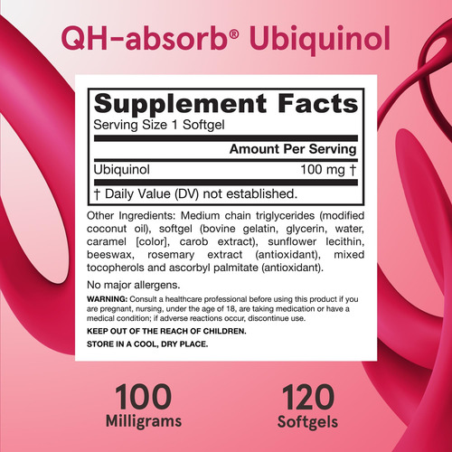 Jarrow Formulas® Qh-absorb®,100 Mg, Suplemento Alimentar De - Imagem 6