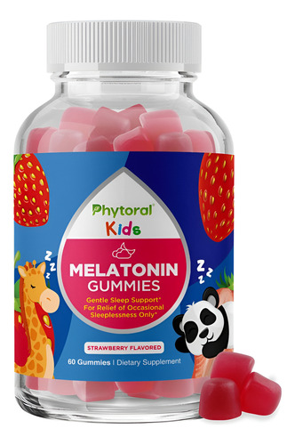 Goma De Melatonina Phytoral 1mg Para Crianças - Sono Profund
