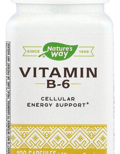Suplemento De Vitamina B-6 Da Nature&quots Way, 50 Mg, 100 Cápsu