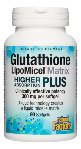 Natural Factors Glutationa Lipomicel Matrix, 300 Mg, Oferece - Imagem 6