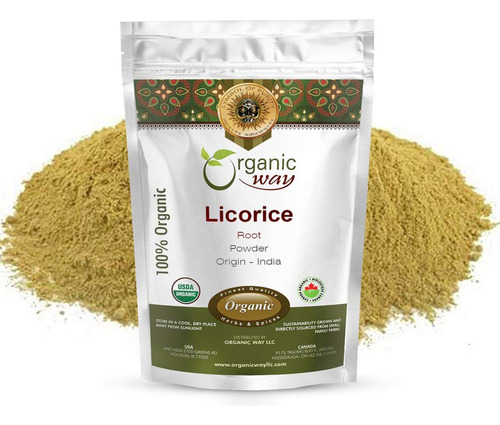 Pó De Alcaçuz Orgânico Organic Way - Chá De Ervas 100% Puro - Imagem 2