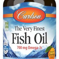 Carlson - O Melhor Óleo De Peixe, 700 Mg Ômega -3s, Suplemen
