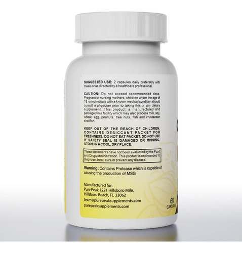 Pure Peak Candida Cleanse - Apoio Ao Intestino E Do Cólon (6 - Imagem 3