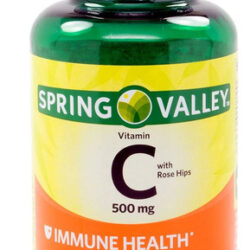 M Polegadas Spring Valley - Vitamina C 500 Mg Com Rosa Mosqu