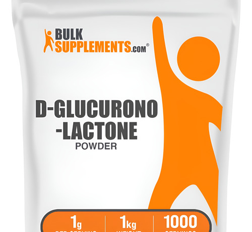 Glucuronolactona Em Pó Bulksupplements 1kg - Energia