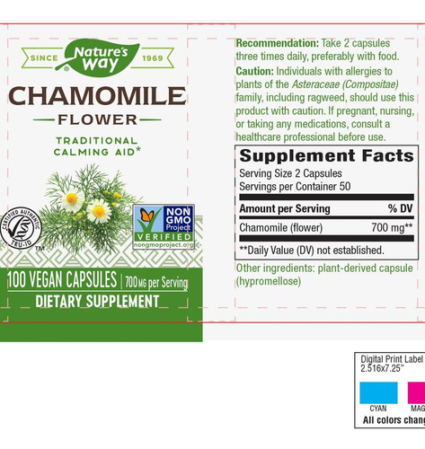 Camomila Nature"s Way Nature"s Way - 700 Mg - Suplemento - Imagem 4