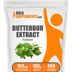 Suplemento Bulksupplements.com Extrato De Butterbur 150mg 10