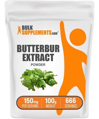 Suplemento Bulksupplements.com Extrato De Butterbur 150mg 10