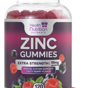 Suplemento De Zinco Gummies Health Nutrition Naturals 50mg X