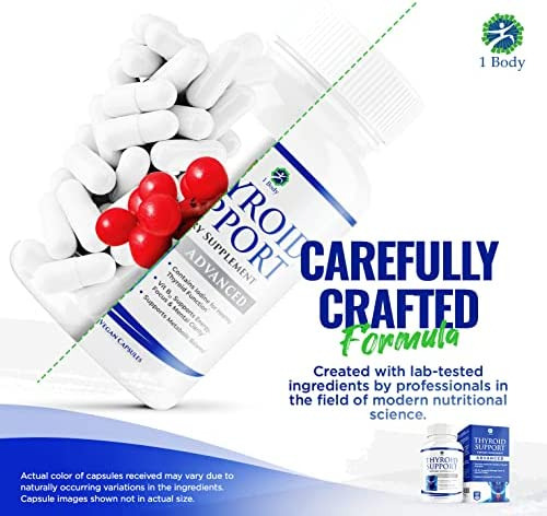 Suplemento De Suporte Corporal Para Tireoide 1 Para Mulheres - Imagem 3