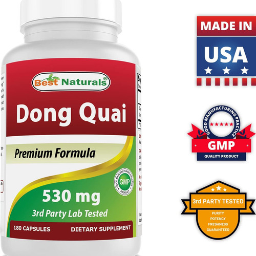 Dong Quai 530 Mg 180 Cápsulas Da Naturals - Imagem 6