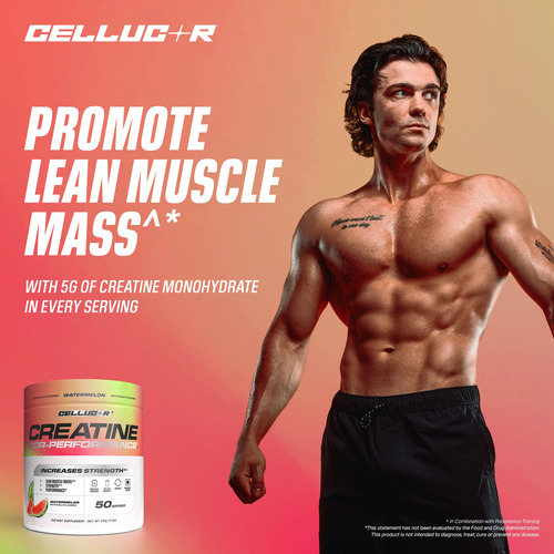 Creatina Em Pó Cellucor Sabor Melancia 250g 50 Porções - Imagem 5