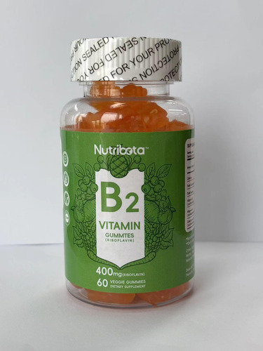 Nutribota Sugar Livre Vitamina B2 Gummies- Riboflavin 400mg - Imagem 11