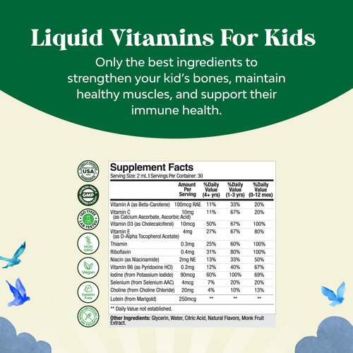 Multivitamínico Líquido Para Suporte À Imunidade Infantil - - Imagem 3