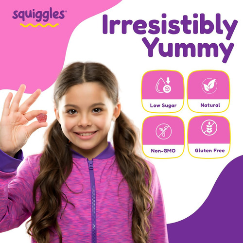Gomas De Sabugueiro Squiggles Para Crianças Com Própolis E - Imagem 7