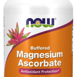 Now Foods Supplements, Pó De Ascorbato De Magnésio, Tamponad