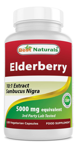 Best Naturals Sabugueiro Sambucus Nigra 5000 Mg Equivalente