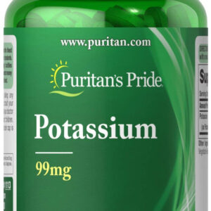 Puritan&quots Pride Potássio 99 Mg, 250 Comprimidos