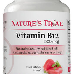 Nature&quots Trove Vitamina B12 500 Mcg - 240 Comprimidos.