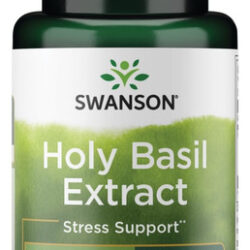 Extrato De Manjericão Sagrado Swanson 400 Mg 60 Cápsulas