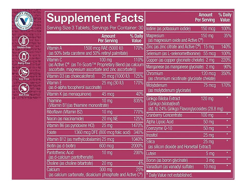 The Vitamin Shoppe Ultimate Woman 50+ Multivitamin (90 - Imagem 8