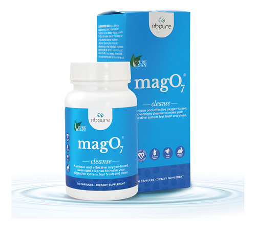 Colon Cleanse Nbpure Mago7 Detox 30 Cápsulas Com Magnésio